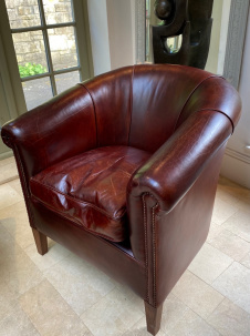 Vintage Amsterdam 'Spectre' Leather Chair